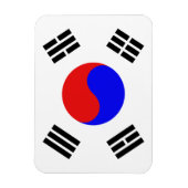 Magnet Flexible Drapeau de la Corée du Sud (Vertical)