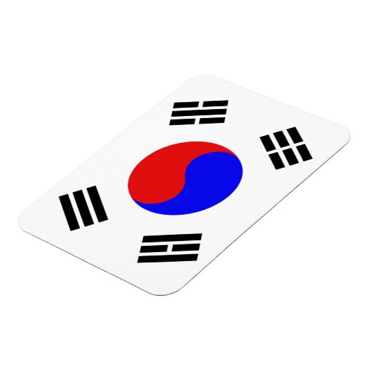 Magnet Flexible Drapeau de la Corée du Sud (Côté Gauche)