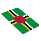 Magnet Flexible Drapeau de la Dominique (Côté Droit)
