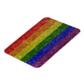 Magnet Flexible drapeau de la fierté arc-en-ciel (Côté Gauche)