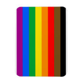 Magnet Flexible Drapeau de la fierté arc-en-ciel de Philly (Vertical)