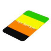 Magnet Flexible Drapeau de la Fierté Aromantique (Côté Gauche)