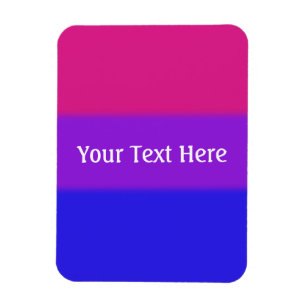 Magnet Flexible Drapeau de la fierté bisexuelle tombée