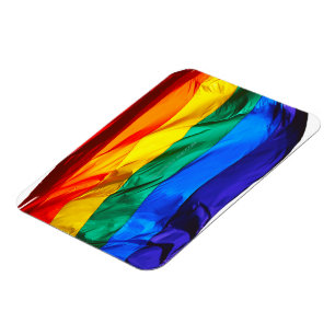 Magnet Flexible Drapeau de la fierté gay de SlipperyJoe's agitant