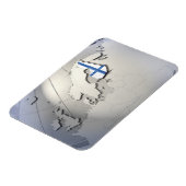 Magnet Flexible Drapeau de la Finlande (Côté Gauche)