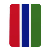 Magnet Flexible Drapeau de la Gambie (Vertical)