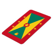Magnet Flexible Drapeau de la Grenade (Côté Gauche)