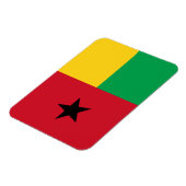 Magnet Flexible Drapeau de la Guinée Bissau (Côté Gauche)