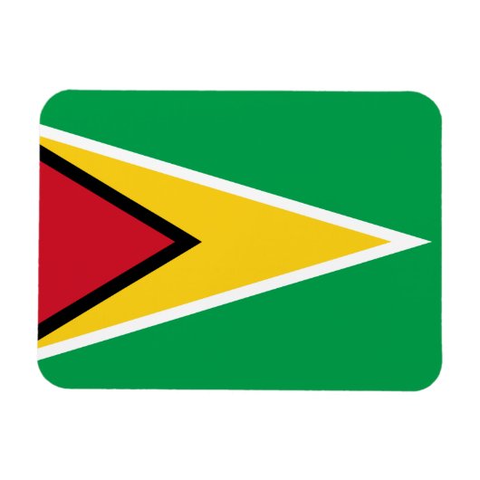 Magnet Flexible Drapeau de la Guyane patriotique (Horizontal)