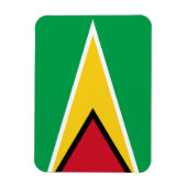Magnet Flexible Drapeau de la Guyane patriotique (Vertical)