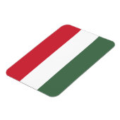 Magnet Flexible Drapeau de la Hongrie (Côté Gauche)