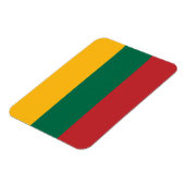 Magnet Flexible Drapeau de la Lituanie (Côté Gauche)
