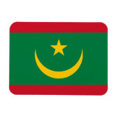Magnet Flexible Drapeau de la Mauritanie (Horizontal)