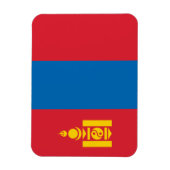 Magnet Flexible Drapeau de la Mongolie (Vertical)