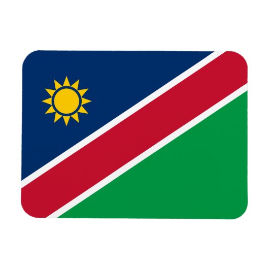 Magnet Flexible Drapeau de la Namibie (Horizontal)