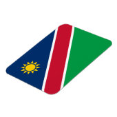 Magnet Flexible Drapeau de la Namibie (Côté Gauche)