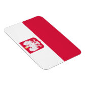 Magnet Flexible Drapeau de la Pologne (Côté Droit)