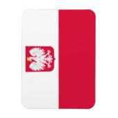 Magnet Flexible Drapeau de la Pologne (Vertical)