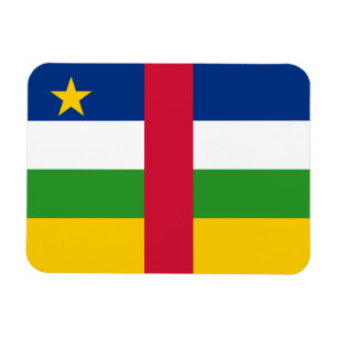 Magnet Flexible Drapeau de la République centrafricaine