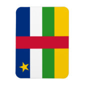 Magnet Flexible Drapeau de la République centrafricaine (Vertical)