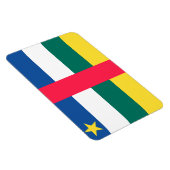 Magnet Flexible Drapeau de la République centrafricaine (Côté Droit)