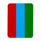 Magnet Flexible Drapeau de la République de Karelia (Vertical)