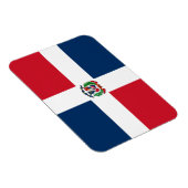 Magnet Flexible Drapeau de la République Dominicaine (Côté Droit)