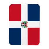 Magnet Flexible Drapeau de la République Dominicaine (Vertical)