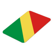 Magnet Flexible Drapeau de la République du Congo (Côté Gauche)