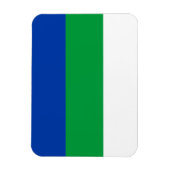 Magnet Flexible Drapeau de la République Komi (Vertical)