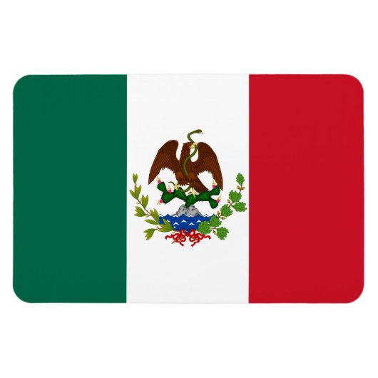Magnet Flexible Drapeau de la République mexicaine : 1824-1835, Pè (Horizontal)