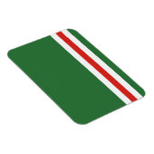 Magnet Flexible Drapeau de la République tchétchène d'Ichkérie (Côté Droit)