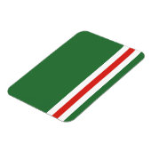 Magnet Flexible Drapeau de la République tchétchène d'Ichkérie (Côté Gauche)