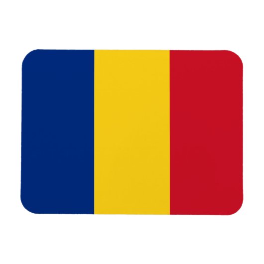 Magnet Flexible Drapeau de la Roumanie (Horizontal)