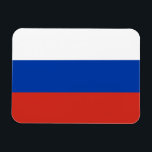 Magnet Flexible Drapeau de la Russie<br><div class="desc">Drapeau patriotique de la Russie.</div>