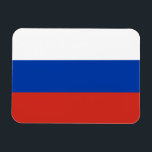 Magnet Flexible Drapeau de la Russie<br><div class="desc">Drapeau patriotique de la Russie.</div>
