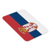 Magnet Flexible Drapeau de la Serbie (Côté Droit)