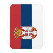 Magnet Flexible Drapeau de la Serbie (Vertical)