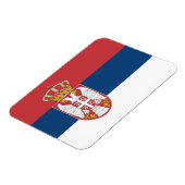 Magnet Flexible Drapeau de la Serbie (Côté Gauche)