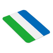 Magnet Flexible Drapeau de la Sierra Leone (Côté Droit)