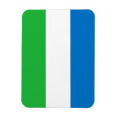 Magnet Flexible Drapeau de la Sierra Leone (Vertical)