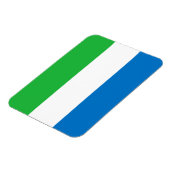 Magnet Flexible Drapeau de la Sierra Leone (Côté Gauche)