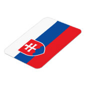 Magnet Flexible Drapeau de la Slovaquie (Côté Gauche)