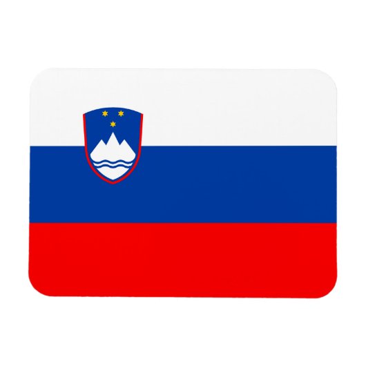 Magnet Flexible Drapeau de la Slovénie (Horizontal)