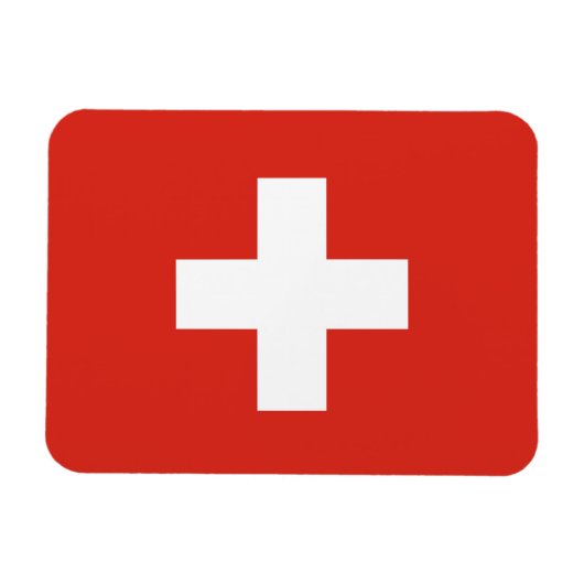 Magnet Flexible Drapeau de la Suisse (Horizontal)