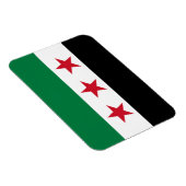 Magnet Flexible Drapeau de la Syrie (Côté Droit)