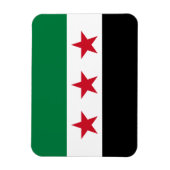 Magnet Flexible Drapeau de la Syrie (Vertical)