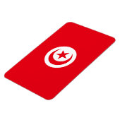 Magnet Flexible Drapeau de la Tunisie (Côté Gauche)