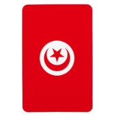 Magnet Flexible Drapeau de la Tunisie (Vertical)