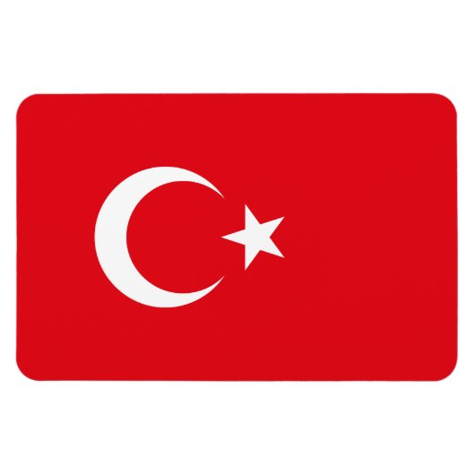 Magnet Flexible Drapeau de la Turquie (Horizontal)